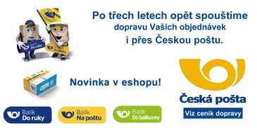 Dny s DOPRAVOU ZDARMA startují. Objednejte si už dnes