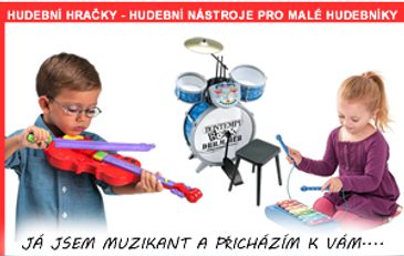 HRAČKY: HUDEBNÍ NÁSTROJE UŽ OD ÚTLÉHO VĚKU