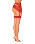 Elegantní punčochy S814 stockings červené - Obsessive