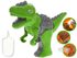 Dinosaurus s efekty 17cm vypouští páru na baterie Světlo Zvuk 2 barvy plast