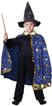 Karnevalový kostým Kouzelnický plášť modrý s hvězdami (104-150cm) 3-10 let