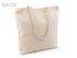Bavlněná taška k domalování se zipem 34x35 cm