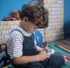 Telefon naučný baby dětský dotykový mobil moudrá sova s krytem na baterie Zvuk