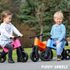 Dětské odrážedlo Funny Wheels 2v1 odstrkovadlo tříkolka / 2 kola růžové plast