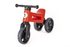 Odrážedlo FUNNY WHEELS Rider Sport červené 2v1, výška sedla 28/30cm nosnost 25kg 18m+ v sáčku