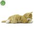 Plyšová mourovatá kočka hnědá 42 cm ECO-FRIENDLY