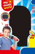 Mikrofon dětský karaoke s melodií na baterie LED Světlo Zvuk plast