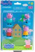 ADC Razítko figurka 6-8cm prasátko Peppa Pig set 4ks 3 druhy blister