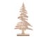 Dřevěný vánoční stromeček s glitry