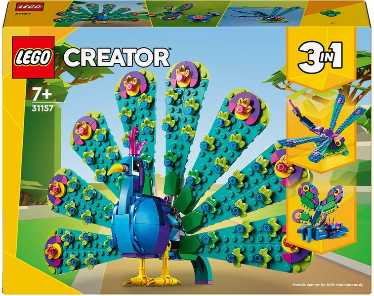 LEGO CREATOR Exotický páv 3v1 31157