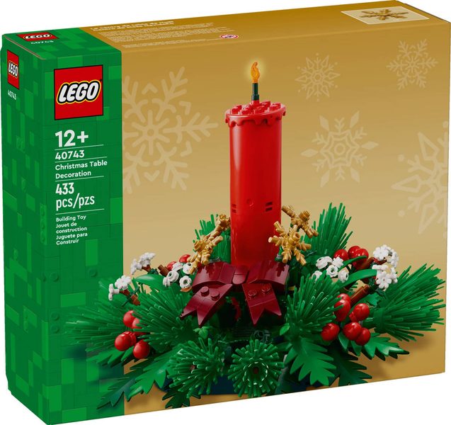 LEGO vánoční dekorace na stůl 40743