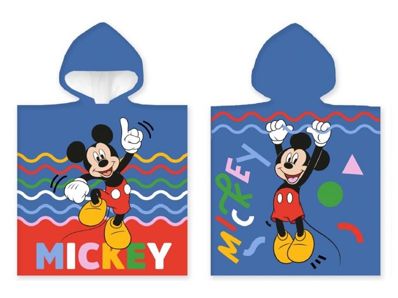 Pončo Veselý Mickey Mouse 50x110 cm