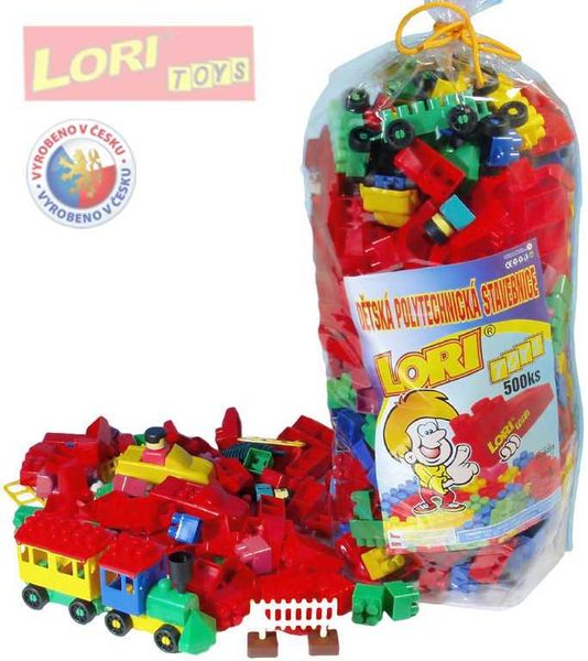 Lori 017 velké balení kostek (500 ks) pro školky