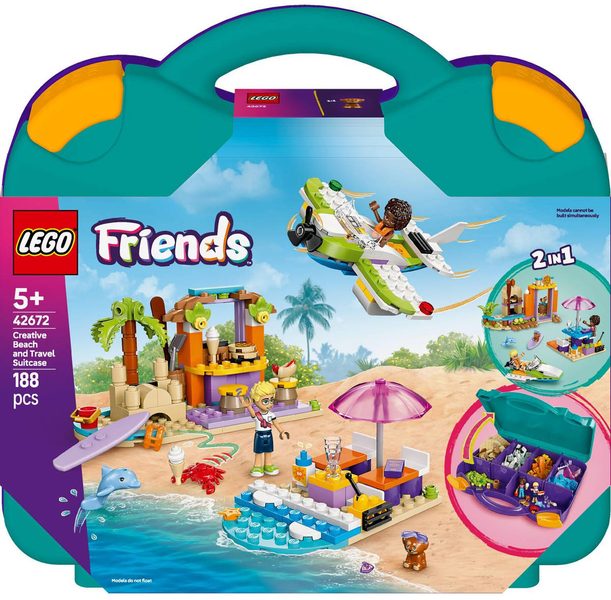 LEGO FRIENDS Kreativní plážový a cestovní kufřík 42672 STAVEBNICE