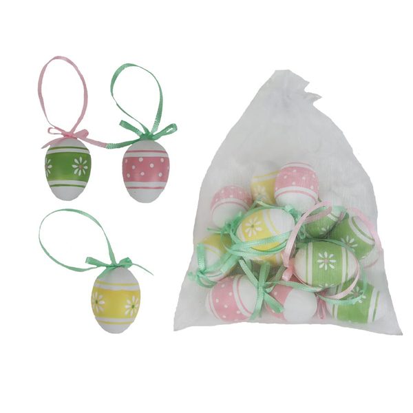 Velikonoční vajíčka, 12 ks X7962 - 3*4