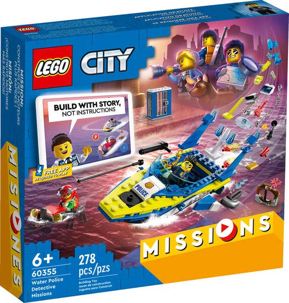 LEGO CITY Mise detektiva pobřežní stráže 60355