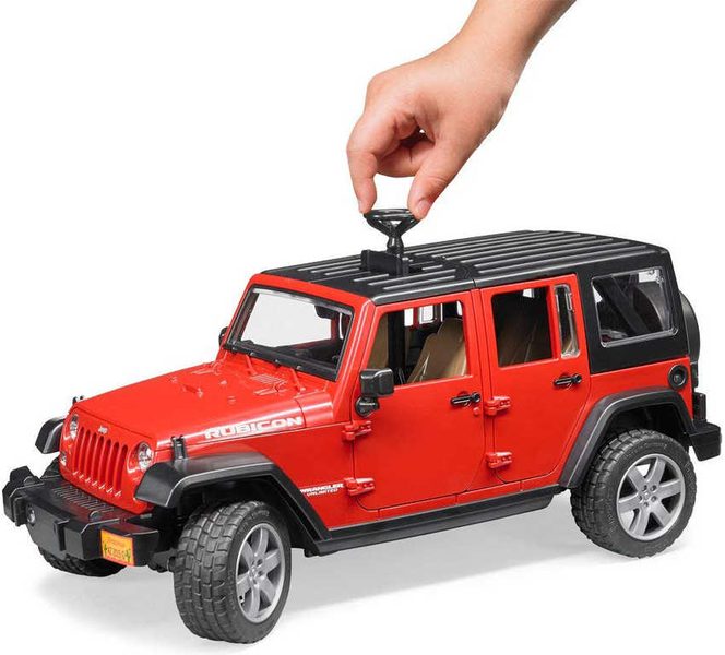 Auto model Jeep Wrangler červený 1:16 plast 02525 (2525)