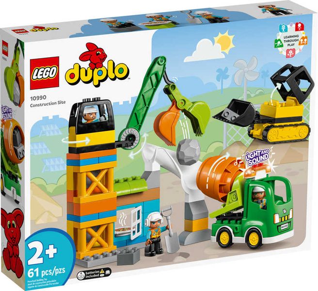 LEGO DUPLO Staveniště na baterie Světlo Zvuk 10990