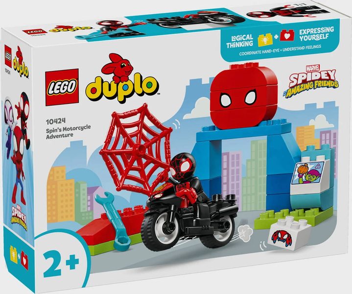 LEGO DUPLO Spin a dobrodružství na motorce 10424