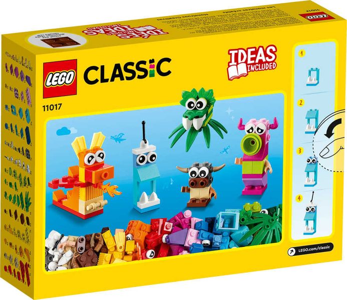LEGO CLASSIC Kreativní Příšery 11017