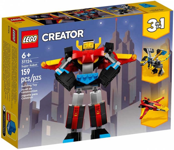 LEGO CREATOR Super robot 3v1 31124