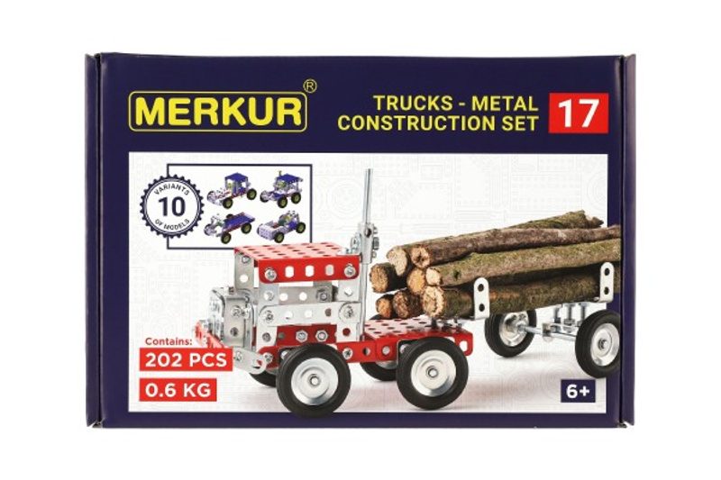 Stavebnice MERKUR 017 Kamion 10 modelů 202ks