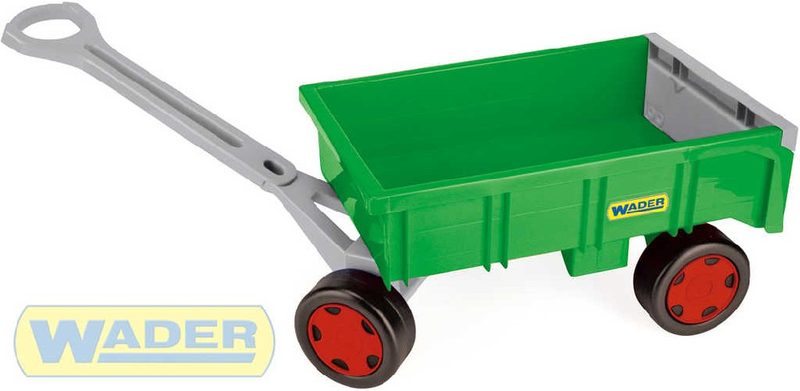 Vlečka dětský vozík 95cm Farmer zelený nosnost 60kg plast 10915