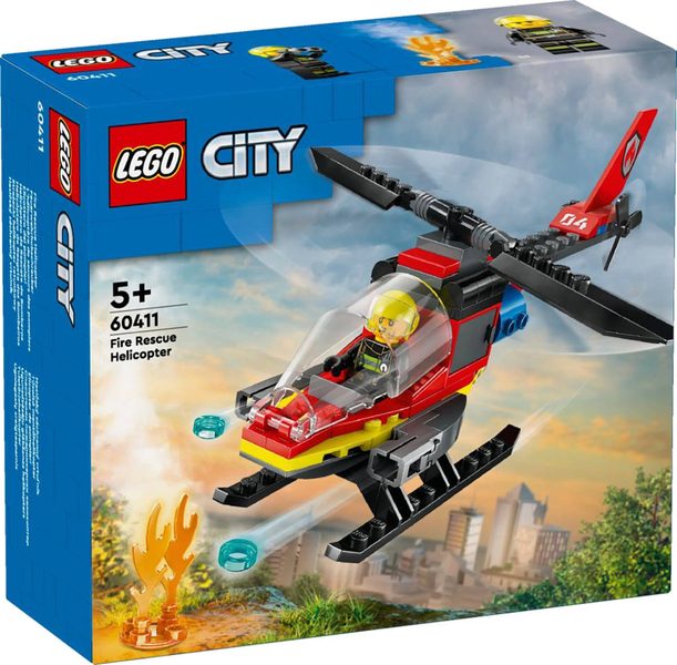LEGO CITY Hasičský záchranný vrtulník 60411