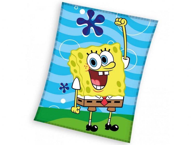 Dětská fleecová deka Sponge Bob Zábava v Moři 130x170 cm