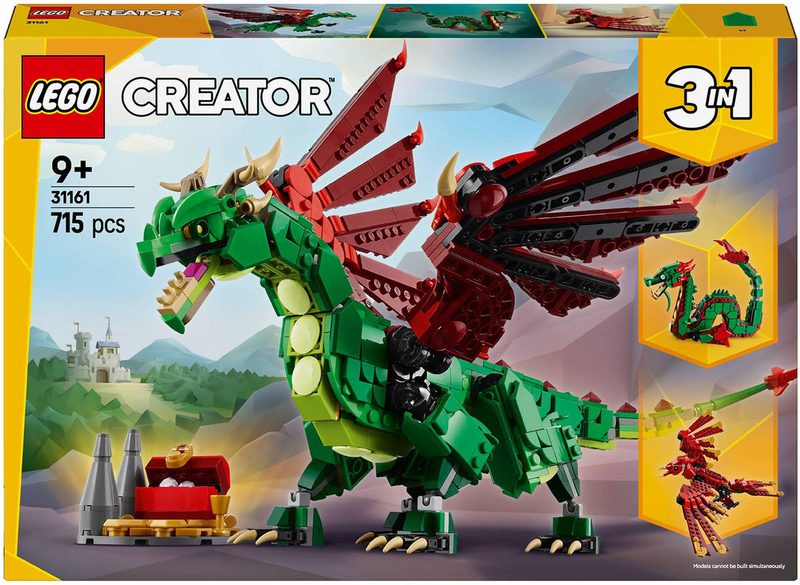 LEGO Creator středověký drak 3v1 31161
