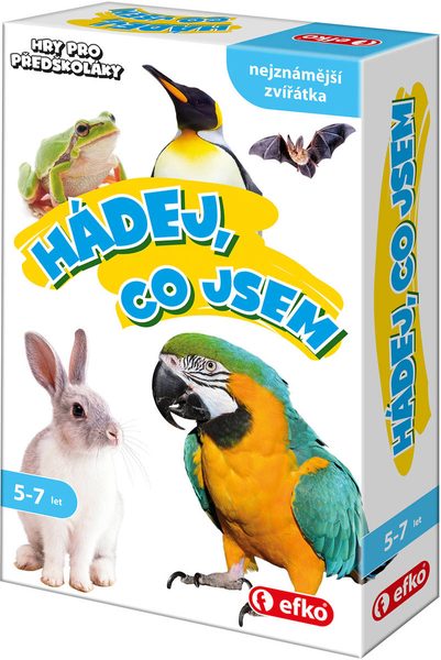 EFKO Hry pro předškoláky Hádej, co jsem *SPOLEČENSKÉ HRY*