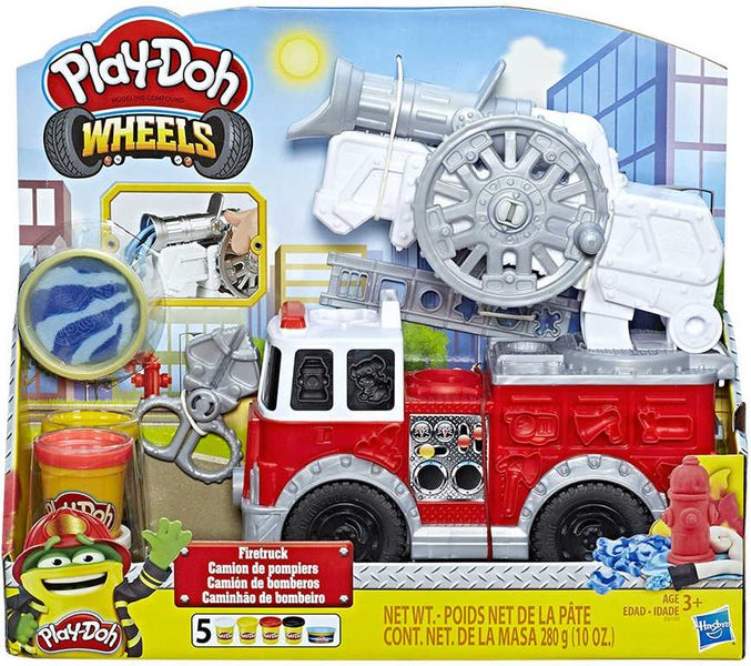 PLAY-DOH Wheels hasičský vůz kreativní set s modelínou a doplňkky