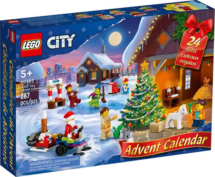 LEGO CITY Adventní kalendář rozkládací s herní plochou 60352