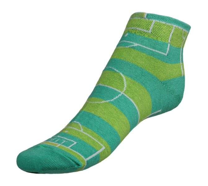 Ponožky nízké Fotbal - 43-46 zelená