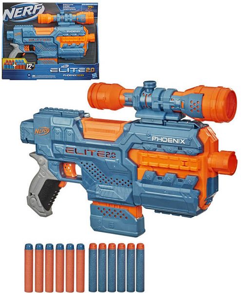 HASBRO NERF ELITE 2.0 Phoenix CS-6 Set blaster + 12 šipek