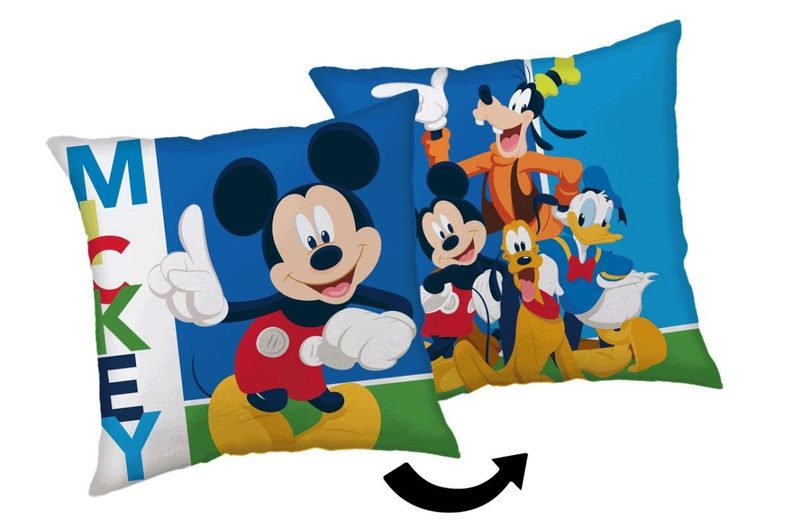 Mikroplyšový polštářek Mickey and Friends Polyester, 1x35/35 cm