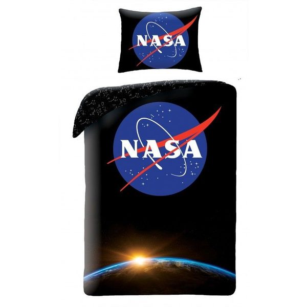 Povlečení NASA Black Bavlna, 140/200, 70/90 cm