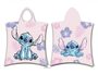 Plážová osuška pončo Lilo a Stitch Pink 50x115 cm