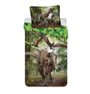 JERRY FABRICS Povlečení Jurský Svět Green micro Polyester - mikrovlákno, 140/200 cm