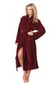 Vínový Dámský Župan Tampa - Model 21 49 3651