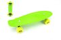 Skateboard - pennyboard 43cm, nosnost 60kg plastové osy, zelená, žlutá kola