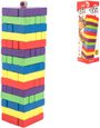 BONAPARTE DŘEVO Hra věž Jenga barevná 60 dílků *SPOLEČENSKÉ HRY*