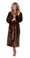 Jungle - Dámský Hnědý Župan s Exotickým Nádechem - Model 25 56 8852