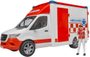 Bruder Mercedes-Benz Sprinter sanitka s řidičem (baterie, světlo, zvuk) 02676