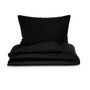 Saténové povlečení 140x200, 70x90cm černé