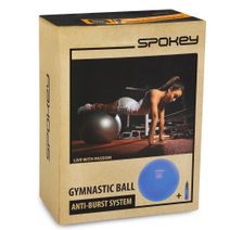 FITBALL III Gymnastický míč 75 cm včetně pumpičky, modrý