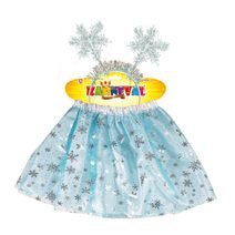 Dětský kostým TUTU sukně s čelenkou zimní království