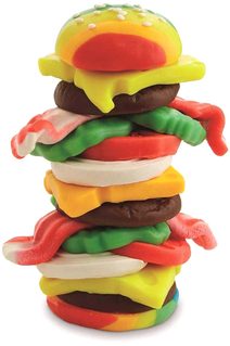 HASBRO PLAY-DOH Hamburger kreativní set modelína s nástroji