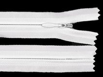 Spirálový zip skrytý šíře 3 mm délka 30 cm