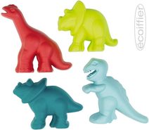 ECOIFFIER Formičky zvířátka dinosaurus 10cm set 4ks v síťce plast